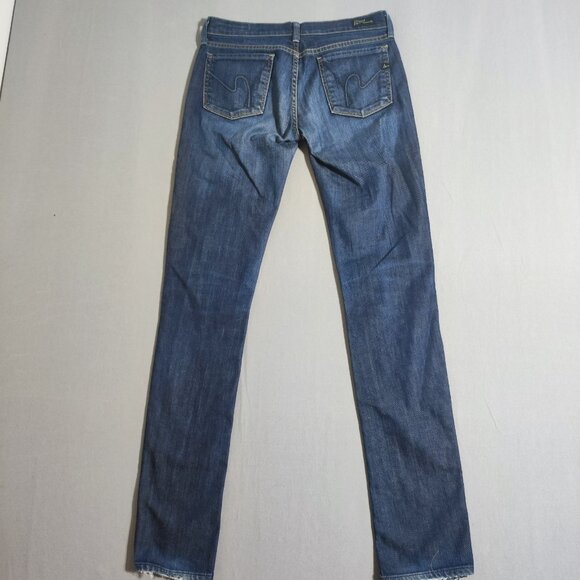 Citizens of Humanity Jeans Kelly 001 women's size 27 ink blue stretch low waist - Picture 3 of 16